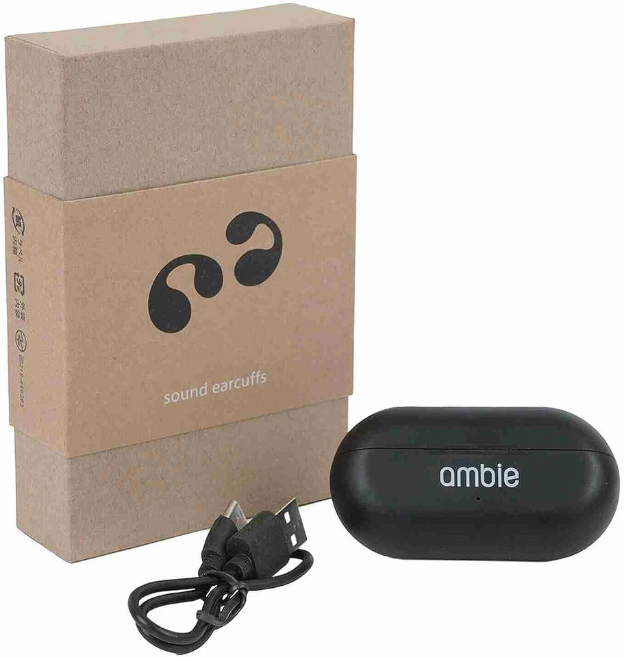 🎧AMBIE Earbud | Silicone Cover | Sound Earcuff – Black & White 🖤🤍