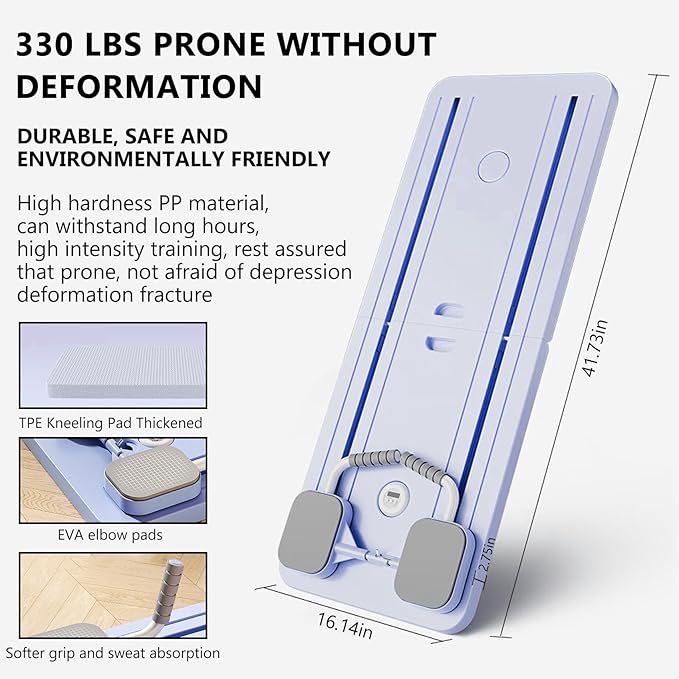🧘 Home Fitness Revolution – Pilates Ab Roller Reformer with Auto Rebound & Core Training Board