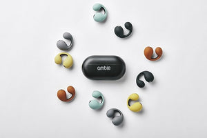 🎧AMBIE Earbud | Silicone Cover | Sound Earcuff – Black & White 🖤🤍