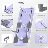 🧘 Home Fitness Revolution – Pilates Ab Roller Reformer with Auto Rebound & Core Training Board