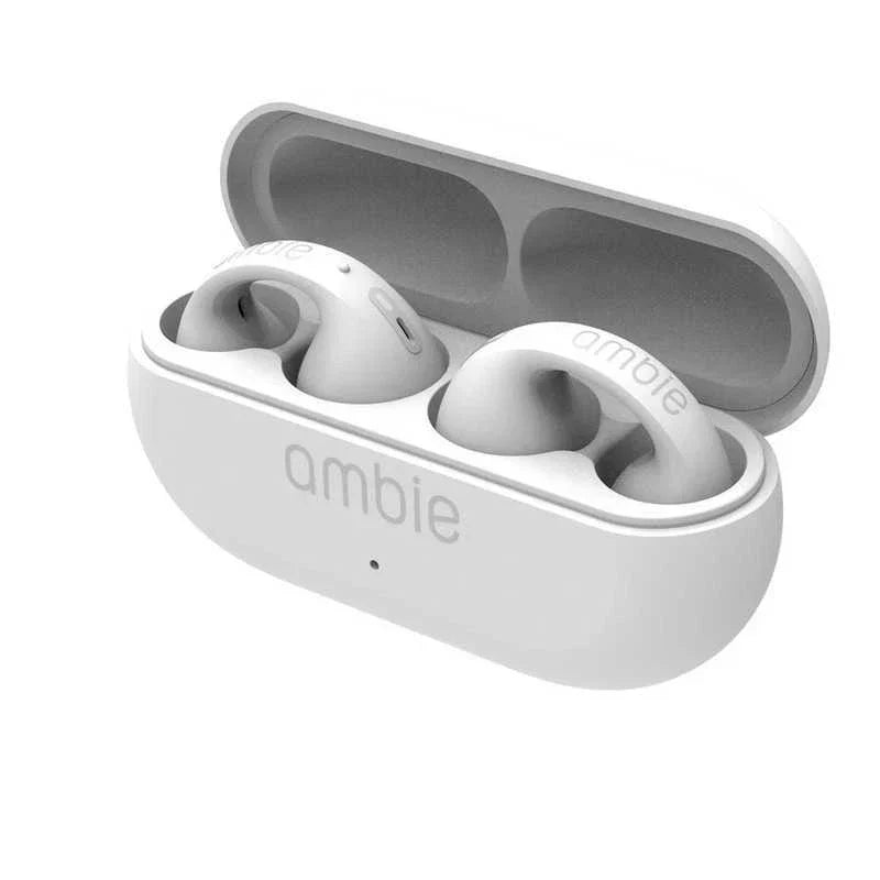 🎧AMBIE Earbud | Silicone Cover | Sound Earcuff – Black & White 🖤🤍